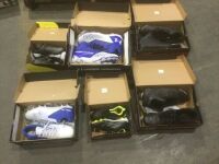 Lot of (6) Pairs of Cleats - Multiple Sizes & Styles