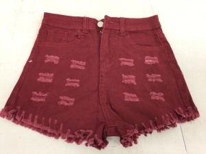 Womens Denim Shorts, XS, E-Comm Return