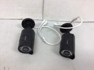 Lot of (2) Zosi Security Cameras, Untested, E-Commerce Return