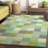 Decomall Modern Geometric Squares Area Rug, 8' x 10'. NEW