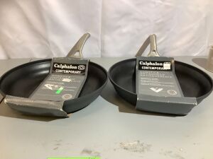 Lot of (2) Calphalon Nonstick Frying Pan, Appears New