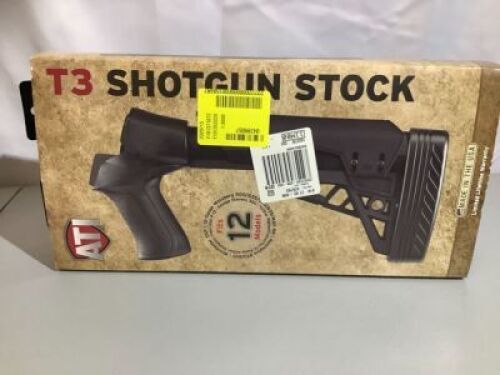 ATI T3 Shotgun Stock, 12 GA ADjustable TactLite Shotgun Stock, Appears New