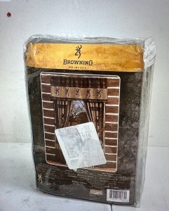 Browning Lined Rod Pocket Drapes, 2 Panels, E-Commerce Return