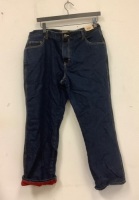 RedHead Mens Fleece Lined Jeans, 40x30, Appears New 