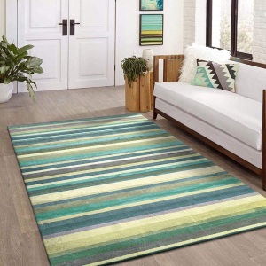 Decomall 8'x10' Striped Area Rug. NEW