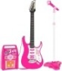 &nbsp;Kids Electric Guitar Play Set w/ Whammy Bar, Microphone, Amp, AUX. &nbsp;Color is BLUE. Appears New