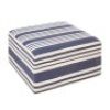 Pier1 Astor Blue & White Cocktail Ottoman. Approx. 36" x 36" NEW