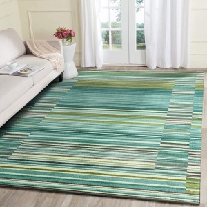 Decomall 8'x10' Striped Area Rug. NEW