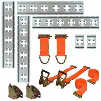 CargoSmart X-Track Ultimate Trailer Kit, 12pc - Includes 24&rdquo; X-Track Rails, X-Track Singles, Rope Rings, Board Holders, Cambuckle Ratchet Straps