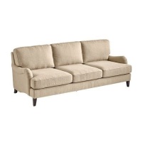 Pier1&nbsp;Pierformance&nbsp;Linen Slub Weave English Arm Sofa. NEW