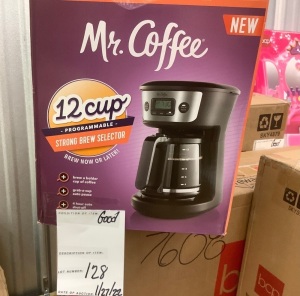 Mr. Coffee Programmable 12 Cup Coffee Maker