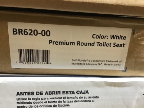 Lot of (6) Toilet Seats. Mixed Round & Elongated. (1)&nbsp;Kohler: w/ Nightlight&nbsp;, (1) Bath Royale &&nbsp;(4) Mayfair Brand.&nbsp;