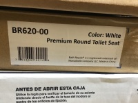 Lot of (6) Toilet Seats. Mixed Round & Elongated. (1)&nbsp;Kohler: w/ Nightlight&nbsp;, (1) Bath Royale &&nbsp;(4) Mayfair Brand.&nbsp;