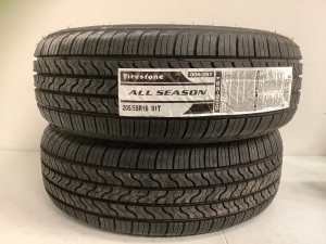 Firestone All Season Tires, 205/55R16, E-Comm Return