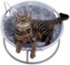 Made4Pets Cat Bed Soft Plush Cat Hammock Detachable Pet Bed with Dangling Ball for Cats, Small Dogs-Grey and Beige. Appears New&nbsp;