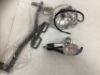 Motorcycle Headlights w/ Mounting Bracket, Unknown Specs, E-Commerce Return
