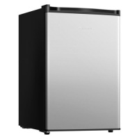 Hisense 2.7 Cu ft Single Door Mini Fridge RR27D6ASE, Stainless. Appears New. Small Dent on Door. Tested.&nbsp;