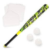 Ortiz34 Grand Slam Set- Graffiti Plastic Bat, 3 Balls, 4 Throw Down Bases