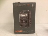 Carise Portable PA System, Powers Up, E-Commerce Return