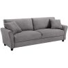 Tribesigns 85" Modern Upholstered Linen Sofa 