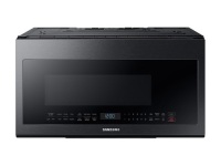 Samsung&nbsp;2.1 cu. ft. Over-the-Range Microwave with Sensor Cooking in Fingerprint Resistant Black Stainless Steel. Appears New. E-Commerce Return. Tested