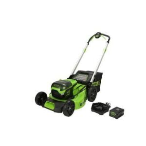Greenworks PRO 21 in. 60-Volt Battery Cordless Lawn Mower with 5.0 Ah Battery and Charger