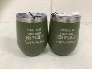 Lot of (2) Wine Tumblers, E-Comm Return