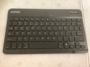 Lot of (2) Arteck Bluetooth Wireless Keyboards Only, Appears New, Untested