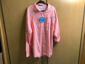 Columbia Tamiami II LS Shirt, Men's 2XT, Appears New