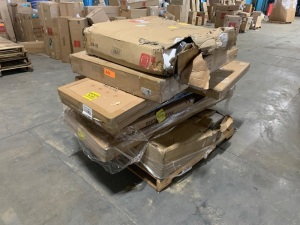 Pallet of Salvage Returns Marked "Broken Glass"