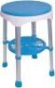 Carex Easy Swivel Shower Stool - Adjustable Rotating Bath Seat and Shower Chair for Elderly with Storage Tray. Appears New