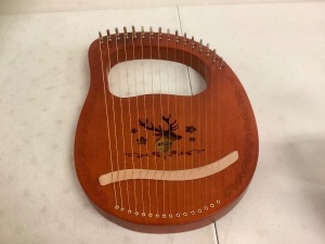 Lyre Harp, Appears New, Works