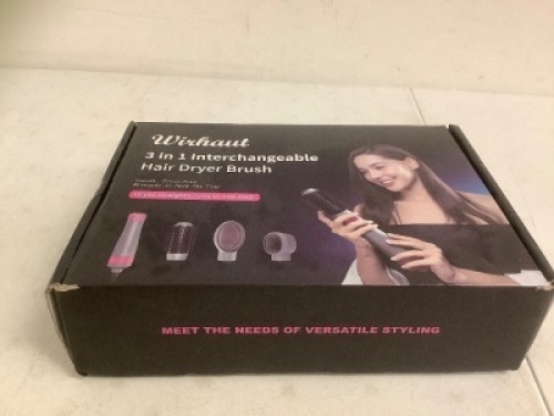3 in 1 Interchangeable Hair Dryer Brush, Works, E-Commerce Return