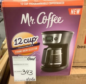 Mr. Coffee 12 Cup Programmable Coffee Maker