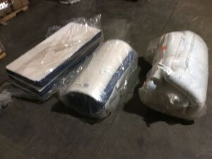 Lot of (3) Mattress Toppers, King, Full & Twin