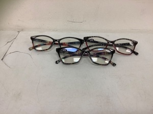 Lot of (3) Reading Glasses, E-Comm Return