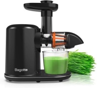 Bagotte Slow Juicer Extractor, Easy to Clean, Quiet Motor & Reverse Function, Cold Press Juicer for Vegetables and Fruits, Juice Recipes. Tested/Works.&nbsp;