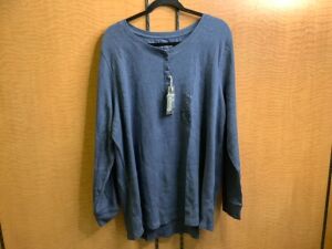 Natural Reflections Thermal Henley, Ladies 2X, Appears New