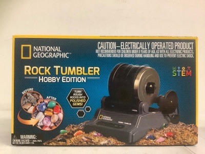 National Geographic Rock Tumbler, Untested, Appears New