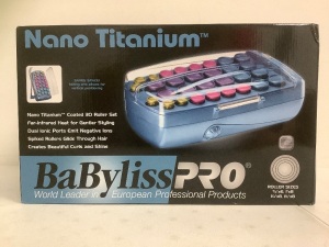 Babyliss Pro Nano Titanium Roller Set, Powers Up, Appears New
