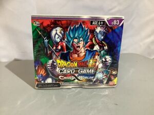Dragonball Card Game, Cross Worlds, 24 Packs per box, 12 cards per pack, Appears New