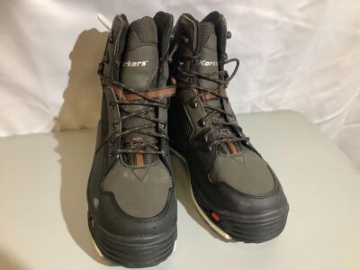 Korkers Terror Ridge Felt/Kling-On Wading Boots for Men, Missing Rubber Soles, Some Scuffs, Ecommerce Return