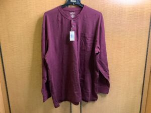 Red. Head Long Sleeve Pocket Shirt, Men's 3XL, Appears New