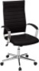 AmazonBasics High-Back Executive Swivel Office Desk Chair with Ribbed Puresoft Upholstery. Appears New