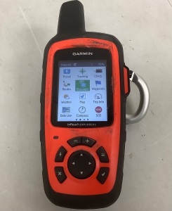 Garmin inReach Explorer+, Handheld Satellite Communicator, Used/E-Commerce Return, Missing USB Cord, Powers Up