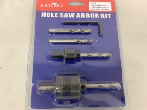 Laiwei Hole Saw Arbor Kit, Appears New