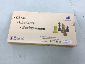 Chess, Checkers & Backgammon All in 1 Game, E-Commerce Return