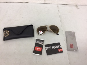 Rayban Aviator Polarized Sunglasses, Appears New