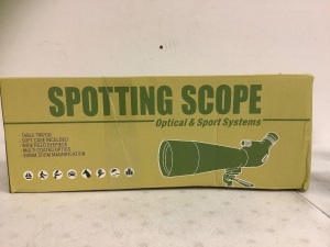 Spotting Scope, 20-60x60, E-Comm Return