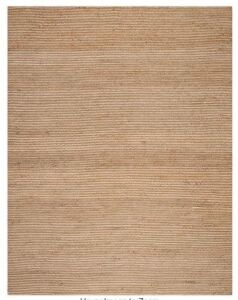 Safavieh Cape Cod Natural 8 ft. x 10 ft. Striped Solid Area Rug - Some Edges Frayed